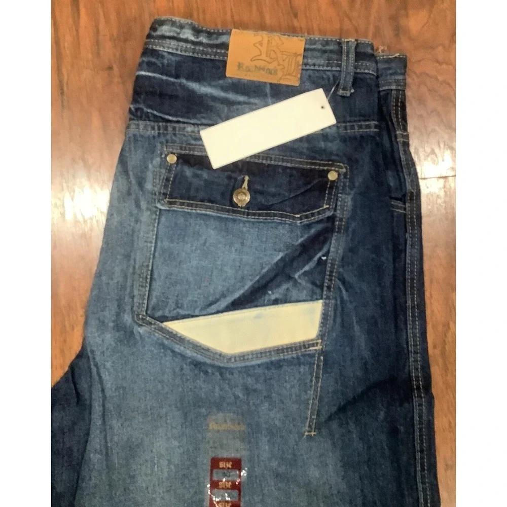 Vintage Roadblock Jeans Men's 40 Baggy Shorts Rap Y2K Hip Hop